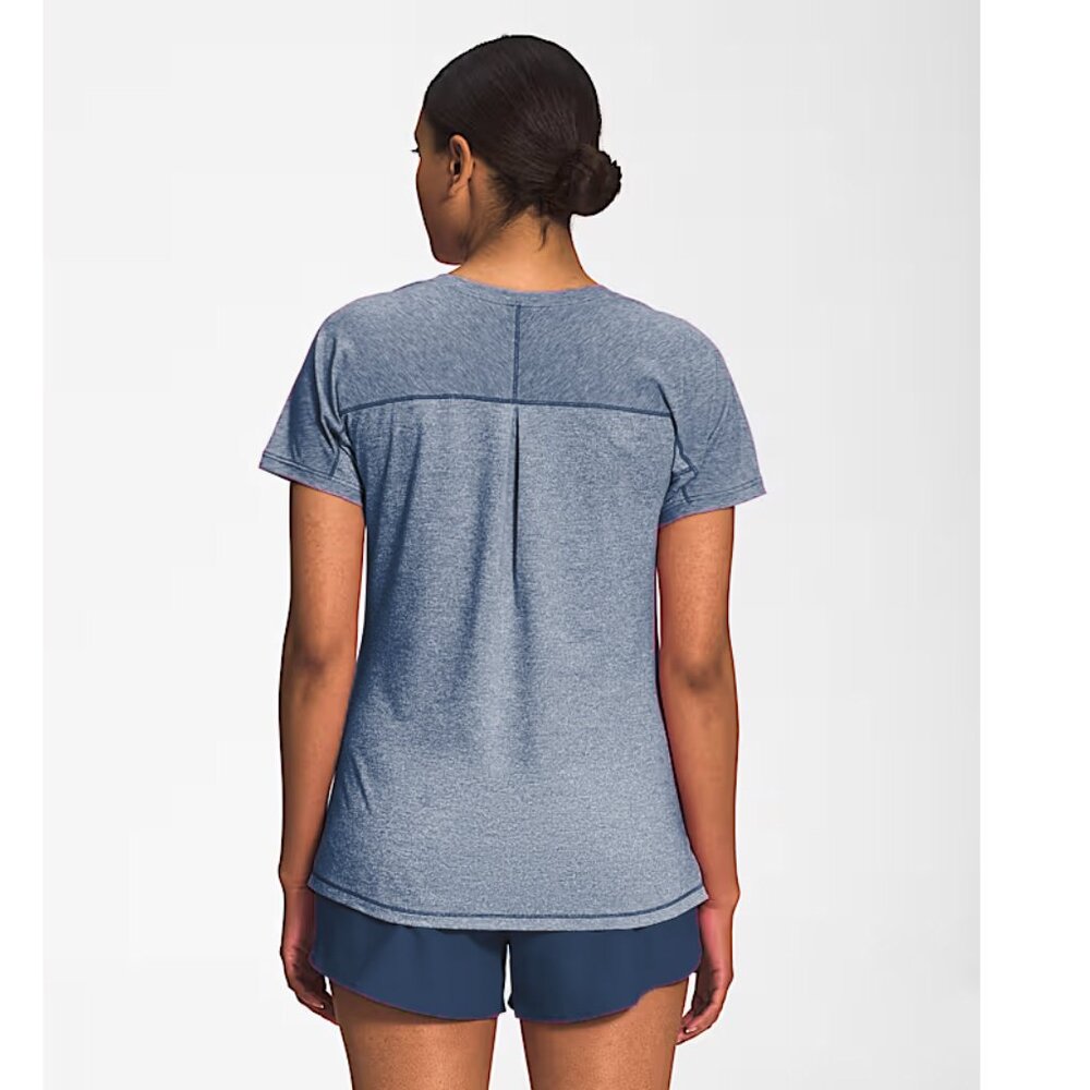 The North Face Women's EcoActive Dawndream Relaxed Short Sleeve Shirt Lapis Blue - Picture 2 of 10